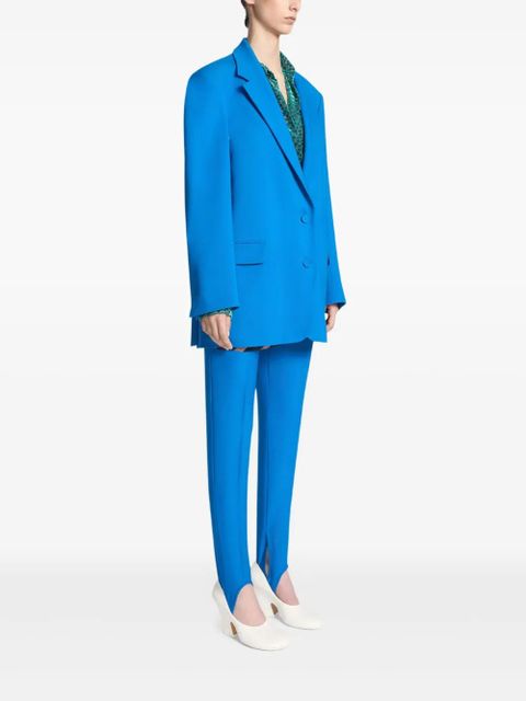 DRIES VAN NOTEN single-breasted blazer - Blue - zdjęcie produktu nr 2