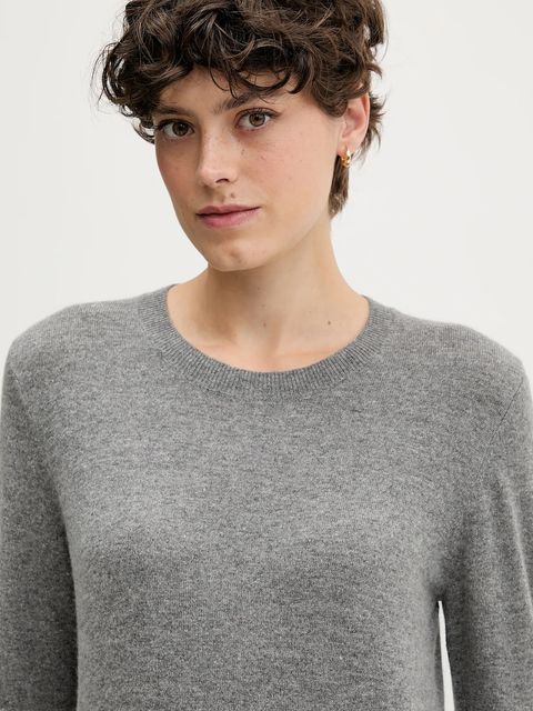 Sisley sweter damski kolor szary lekki 102HM100F