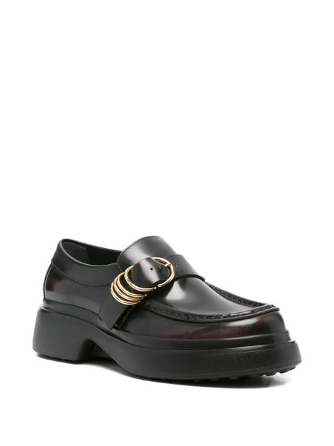 Tod's buckle-detail platform loafers - Black - zdjęcie produktu nr 2