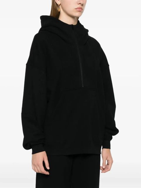 Saint Laurent half-zip hoodie - Black