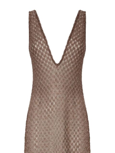 Missoni V-neck dress - Brown - zdjęcie produktu nr 2