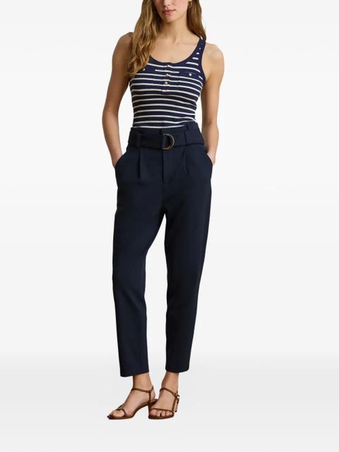 Lauren Ralph Lauren belted trousers - Blue - zdjęcie produktu nr 2