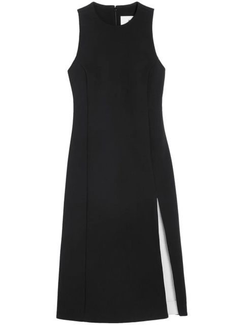 AMI Paris sleeveless virgin-wool midi dress - Black - zdjęcie produktu nr 1