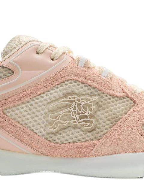 Burberry panelled sneakers - Pink