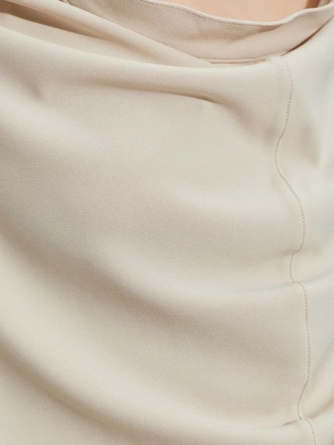 Alexander Wang draped long-sleeve top - Neutrals