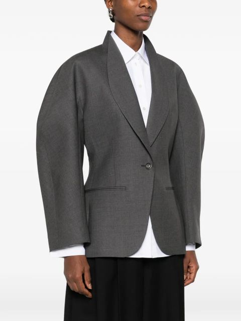 Róhe shawl-collar blazer - Grey