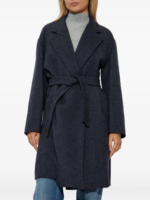 Max Mara belted wool coat - Blue