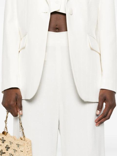 SANDRO sequined trousers - Neutrals