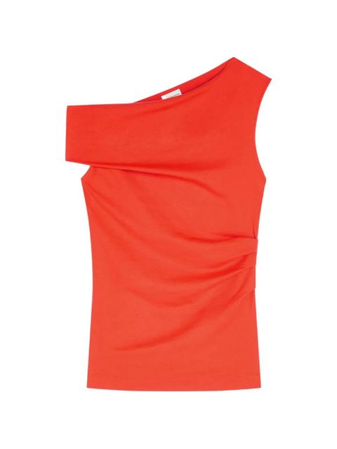 DRIES VAN NOTEN off-shoulder jersey top - Orange - zdjęcie produktu nr 1