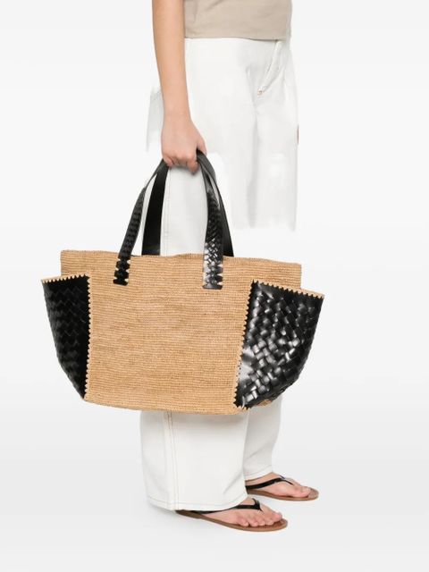 DRAGON DIFFUSION x Sovani leather-trim tote bag - Neutrals - zdjęcie produktu nr 2