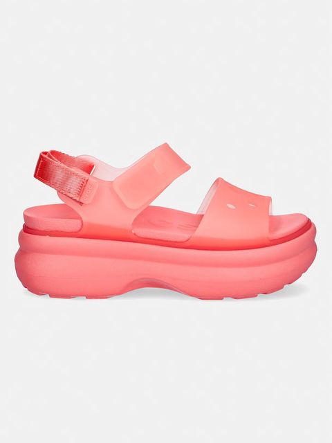 Crocs sandały na platformie damskie Soho Frosted Y Strap Sandal - zdjęcie produktu nr 1