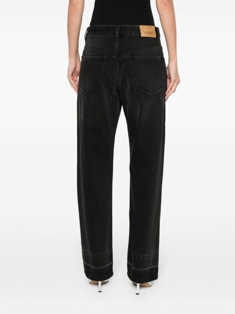ISABEL MARANT Irina straight-leg jeans - Grey