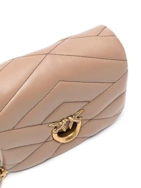 PINKO Love Click quilted shoulder bag - Neutrals - zdjęcie produktu nr 2