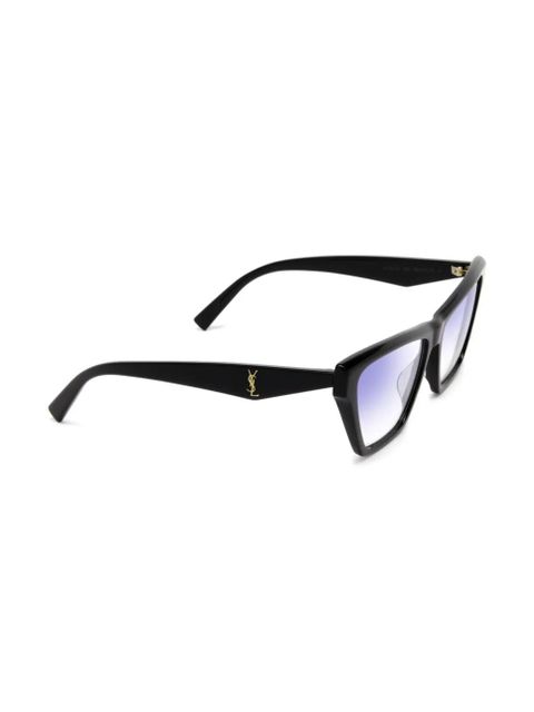 Saint Laurent Eyewear SL M103 cat-eye sunglasses - Black - zdjęcie produktu nr 2