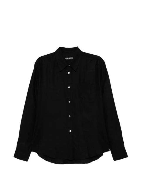 OUR LEGACY Forever shirt - Black - zdjęcie produktu nr 1