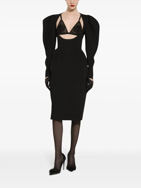 Dolce & Gabbana long-sleeve dress - Black