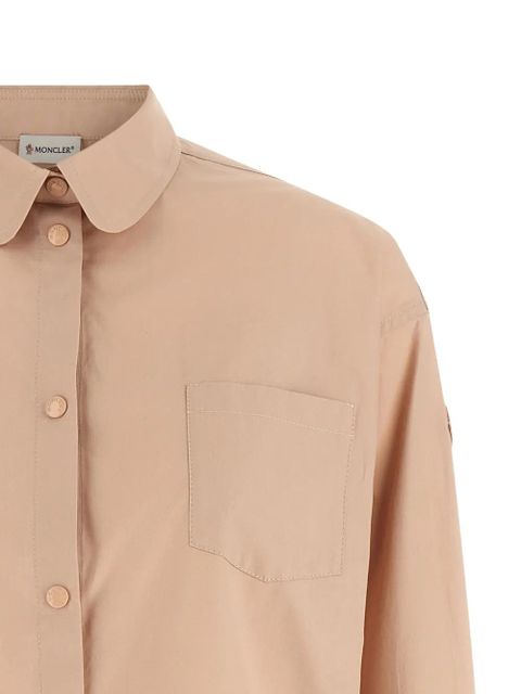 Moncler drawstring cropped shirt - Neutrals