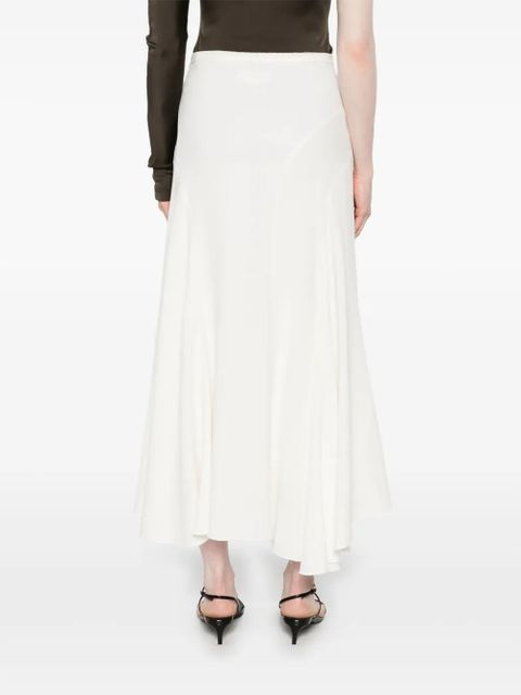 Victoria Beckham panelled skirt - White
