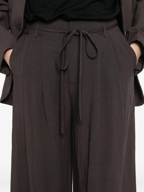 Eleh Malva tie waist trousers - Brown