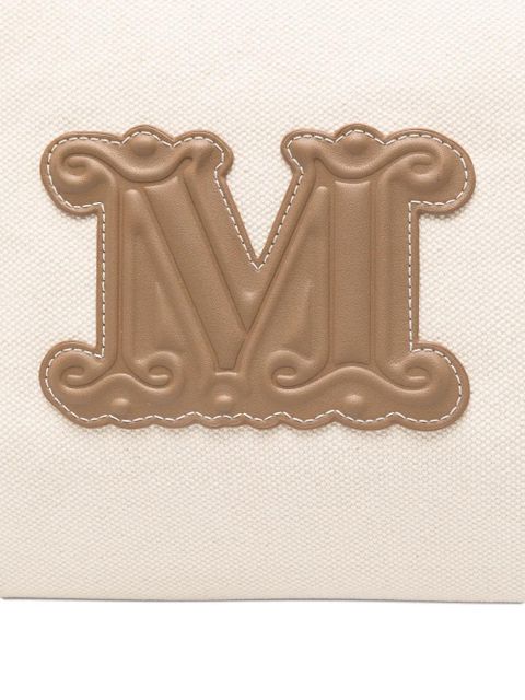 Max Mara logo-patch tote bag - Neutrals