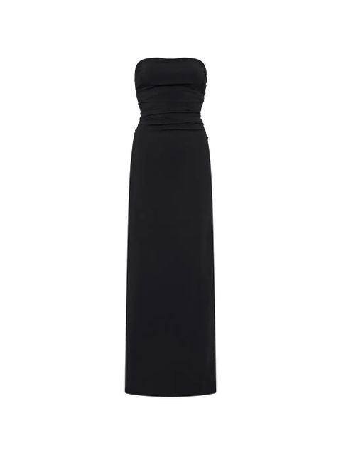 St. Agni ruched strapless maxi dress - Black - zdjęcie produktu nr 1
