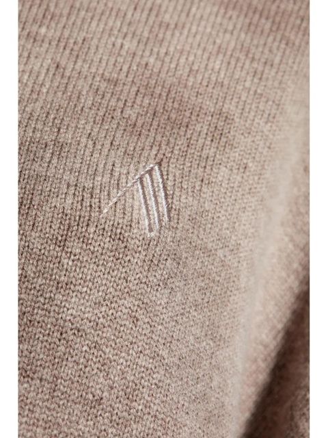 The Attico crew-neck sweater - Neutrals