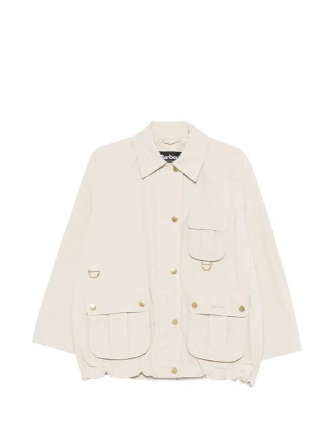 Barbour Debbie Showerproof flap-pocket button coat - Neutrals - zdjęcie produktu nr 1