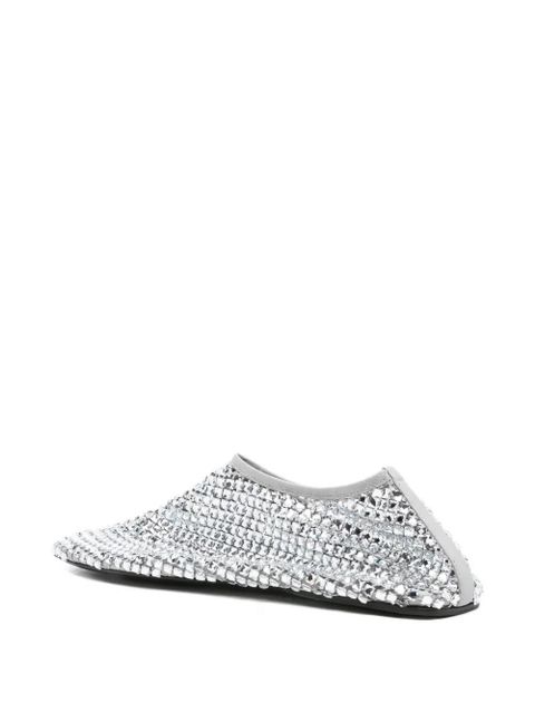 Christopher Esber Minette mesh flats - Grey
