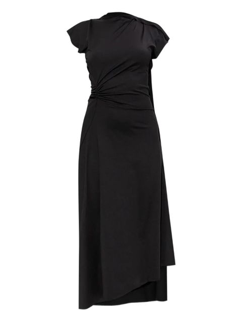 Victoria Beckham asymmetrical draped dress - Black - zdjęcie produktu nr 1