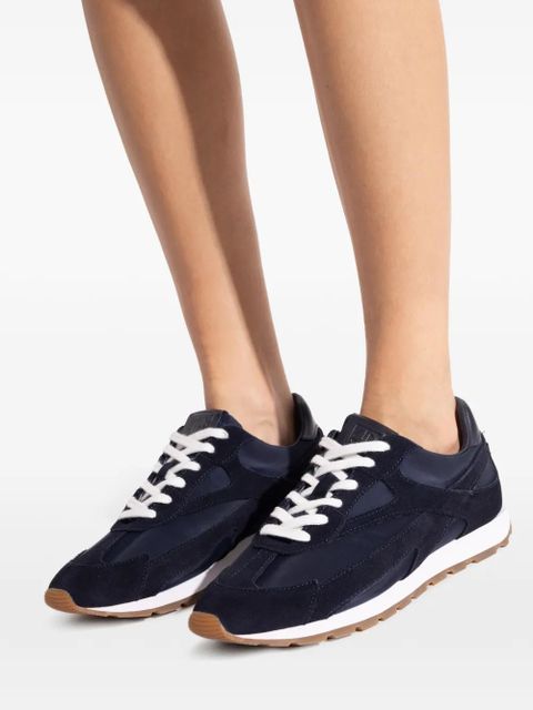 ANINE BING lace-up panelled suede sneakers - Blue - zdjęcie produktu nr 2