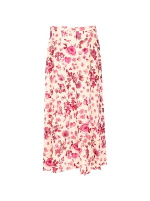 ISABEL MARANT rose print slit midi skirt - Neutrals - zdjęcie produktu nr 2