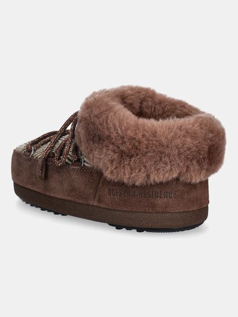 Moon Boot śniegowce MB X GIR EVX CHALET MULE FUR kolor brązowy 80D1470120-M062