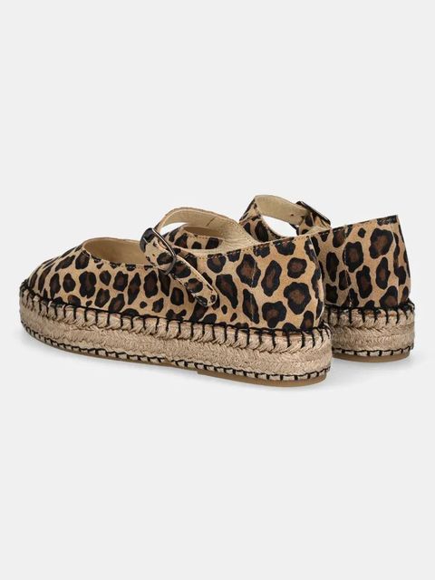 Answear.LAB espadryle zamszowe kolor brązowy na platformie