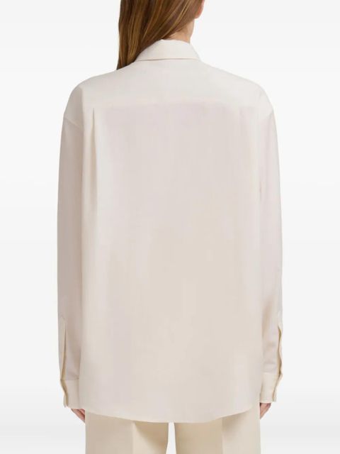 Marni ruffled blouse - 00W03 STONEWHITE - zdjęcie produktu nr 2