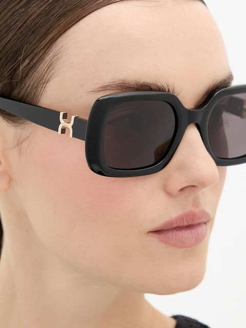 Chloé okulary przeciwsłoneczne damskie kolor czarny CH0333S