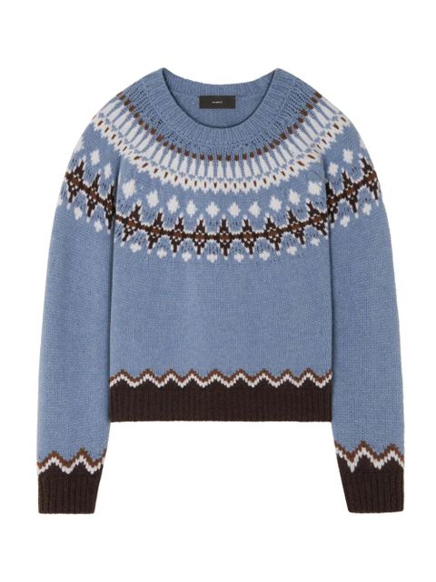 Alanui Sweet Winter wool sweater - Blue - zdjęcie produktu nr 1