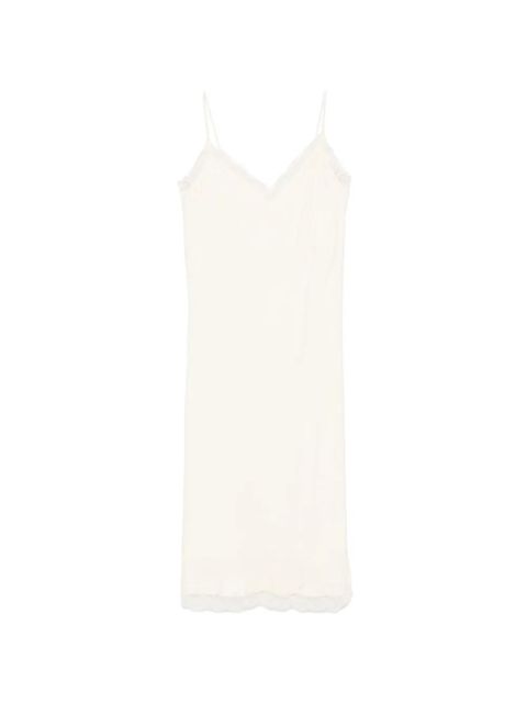 Róhe lace-trim midi dress - Neutrals - zdjęcie produktu nr 1