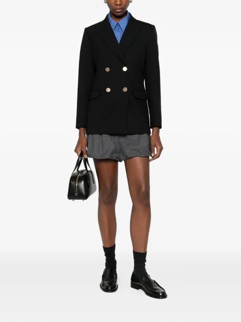 SANDRO double-breasted virgin wool blazer - Black - zdjęcie produktu nr 2