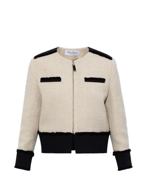 Max Mara Pagaia fringed trim jacket - Neutrals - zdjęcie produktu nr 1