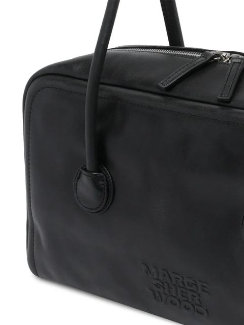 Marge Sherwood Soft Boston leather shoulder bag - Black