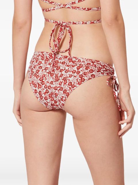 ISABEL MARANT floral tie side panties - Red