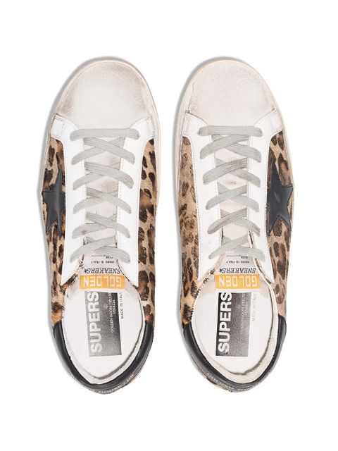 Golden Goose Super-Star leopard print sneakers - Brown