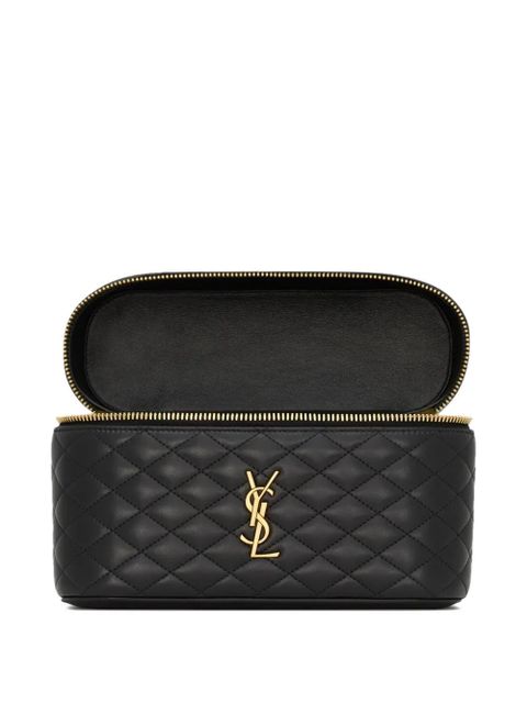 Saint Laurent quilted shoulder bag - Black