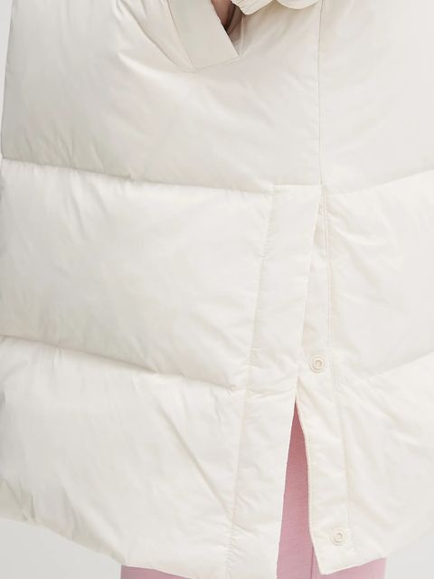 Calvin Klein Jeans kurtka puchowa kolor beżowy zimowa LV047D502G