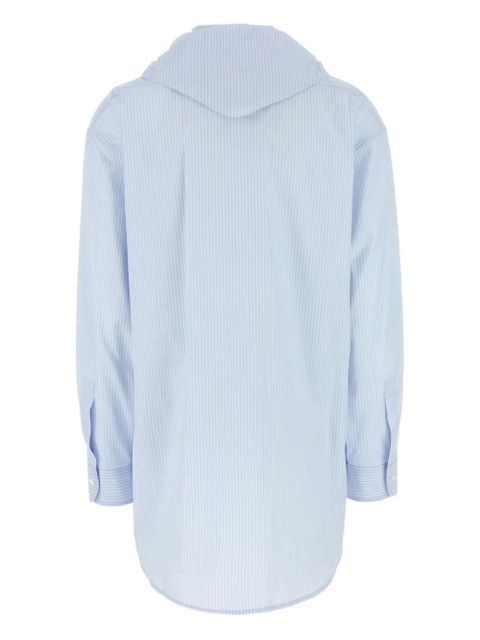 Miu Miu striped tie-neck shirt - Blue - zdjęcie produktu nr 2