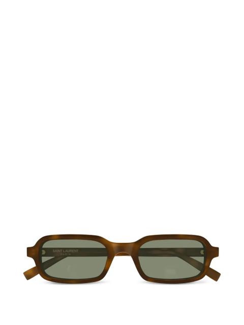 Saint Laurent Eyewear SL 908 rectangle-frame sunglasses - Brown - zdjęcie produktu nr 1