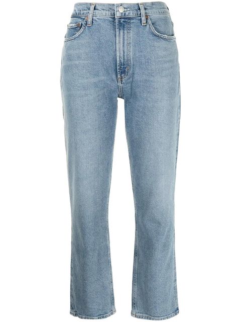 AGOLDE straight-leg ankle-length jeans - Blue - zdjęcie produktu nr 1