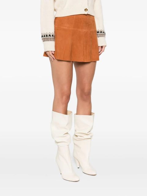 ISABEL MARANT Dilara panelled skirt - Brown - zdjęcie produktu nr 2