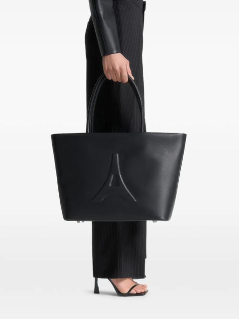 Manière De Voir embossed eiffel tote bag - Black - zdjęcie produktu nr 2