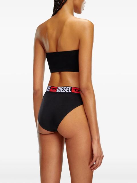 Diesel Melanie cotton-blend bra - Black